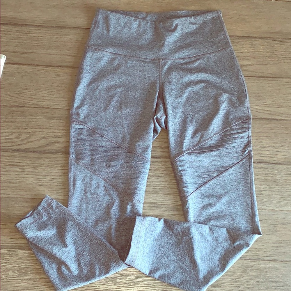 GREY MOTO LEGGINGS